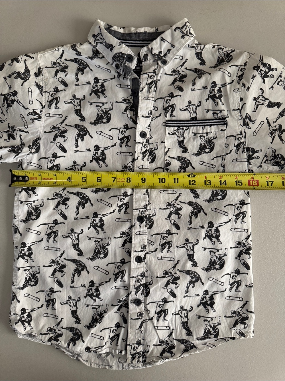 Boys sunrise kingdom Skate Print Button-Down Shirt - Picture 5 of 6